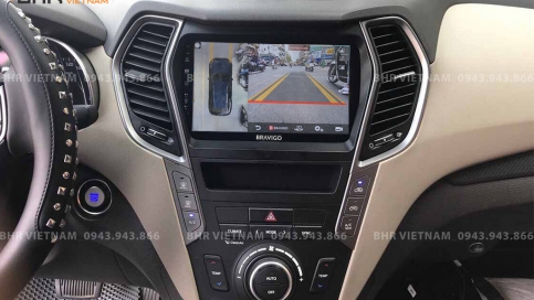 Màn hình DVD Android liền camera 360 xe Hyundai Santafe 2012 - 2018 | Bravigo Ultimate (4G+64G)  